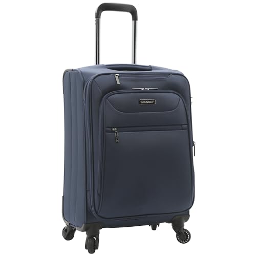 Travelers Club Explorer Expandable Luggage, Navy Blue, Suitcase for Travelers, Business and Vacation, Spacious Interior,
