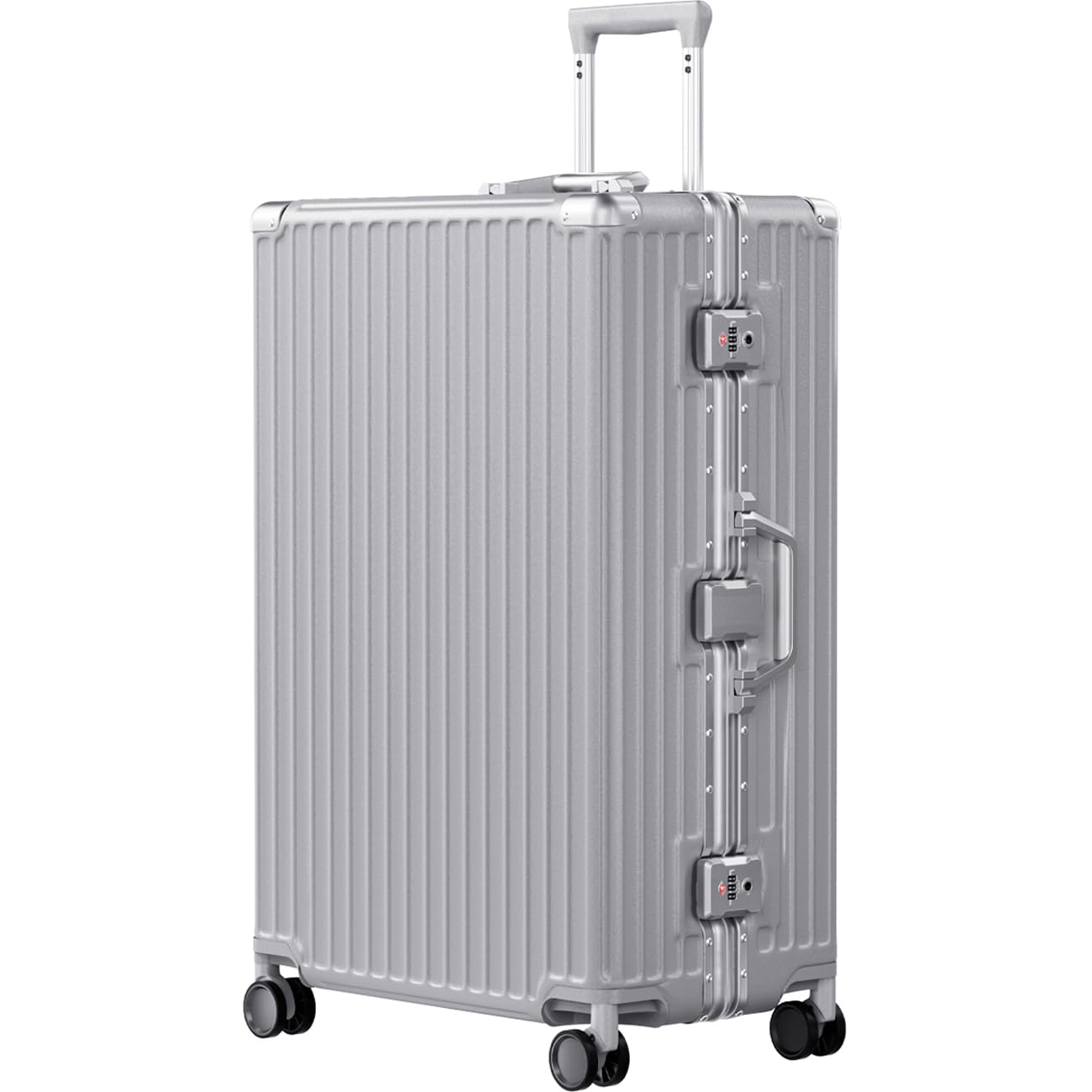  AnyZip 28 Inch Hard Shell Suitcase with TSA Lock and Double Spinner Wheels for Business Travel
| AnyZip PC+ABS Aluminum