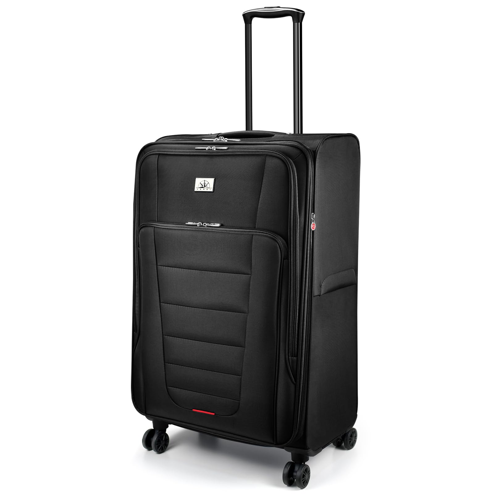 Verdi Softside Expandable 28 Inch Luggage with Spinner Wheels Lightweight Large Suitcase (Black)  
Verdi Softside Expand
