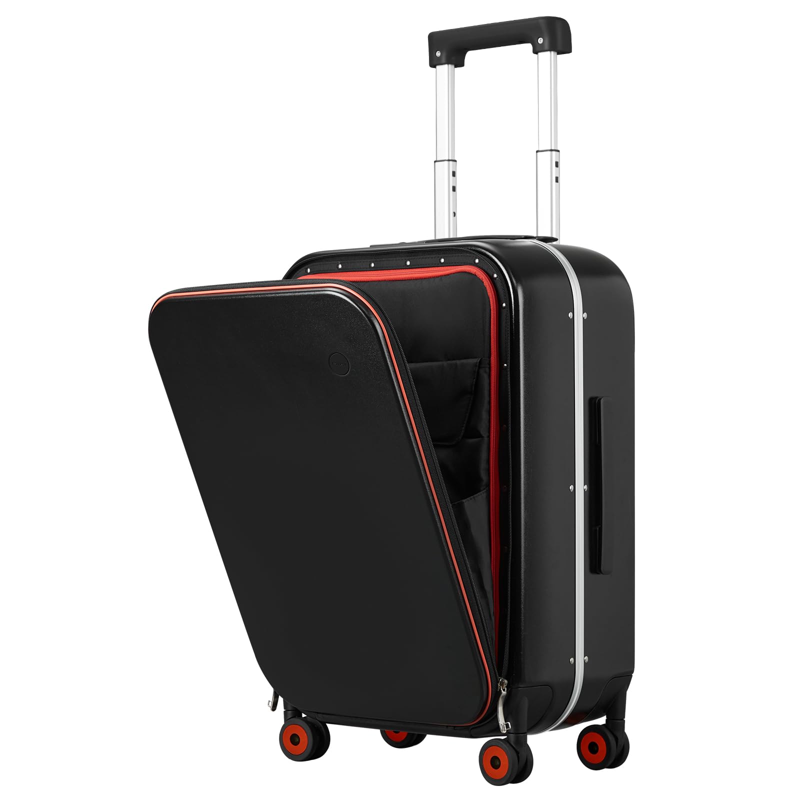 Mixi 20'' Luggage Suitcase for Travelers with Laptop Pocket and Hollow Wheels